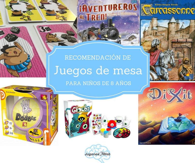 Os recomendamos juegos de mesa para niños 8 años o más JugonesWeb